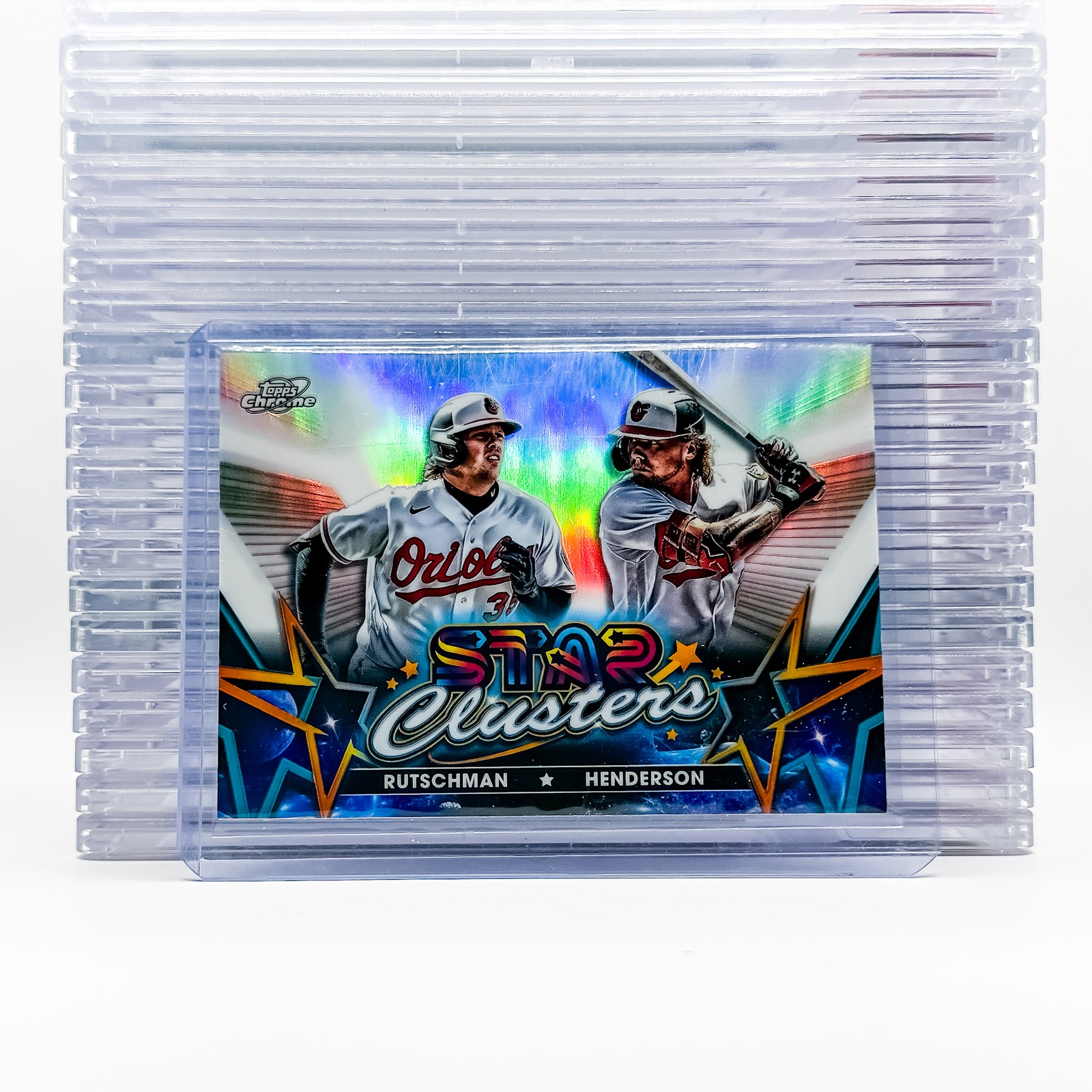 2023 Topps Cosmic Chrome #SC-4 Adley Rutschman / Gunnar Henderson Star Clusters
