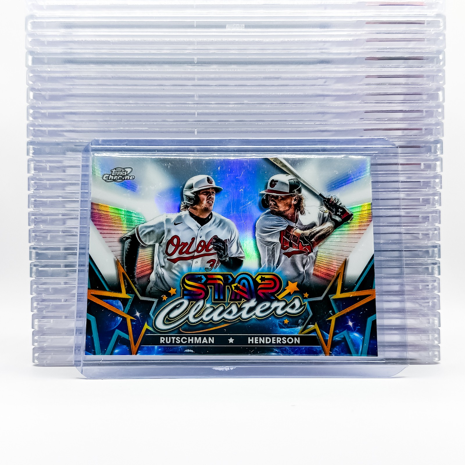 2023 Topps Cosmic Chrome #SC-4 Adley Rutschman / Gunnar Henderson Star Clusters