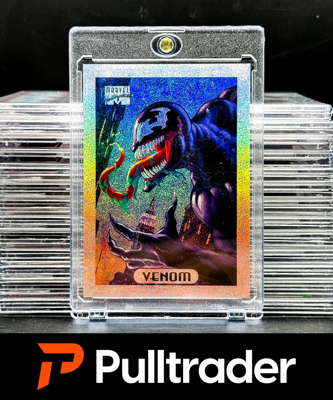 1994 Marvel Masterpieces Venom Holofoil Silver Limited Edition SSP