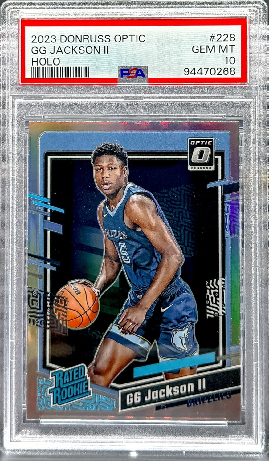 2023-24 Donruss Optic #228 GG Jackson II Holo PSA 10