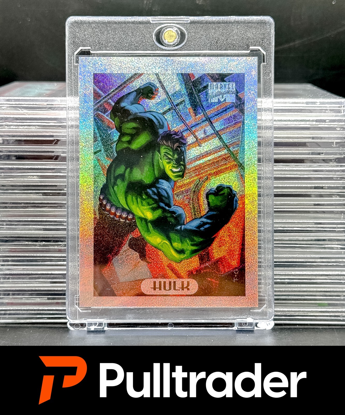 1994 Marvel Masterpieces Hulk Holofoil Silver Limited Edition SSP