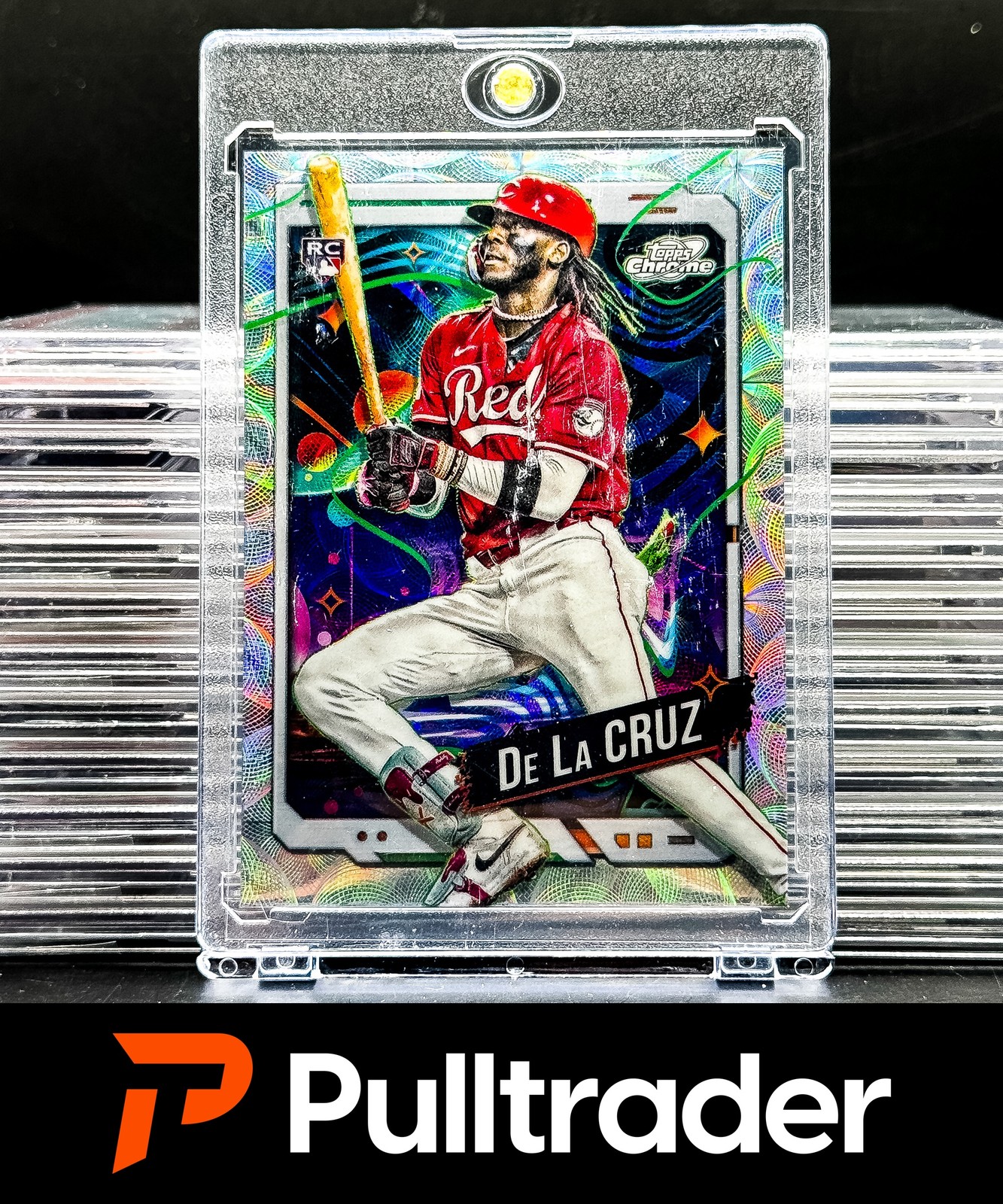 2024 Topps Chrome Cosmic Elly De La Cruz Nucleus Refractor SP