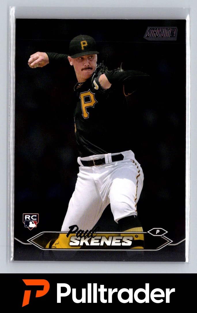 2024 Stadium Club Paul Skenes Black Foil Parallel RC Rookie Card #237 Pirates