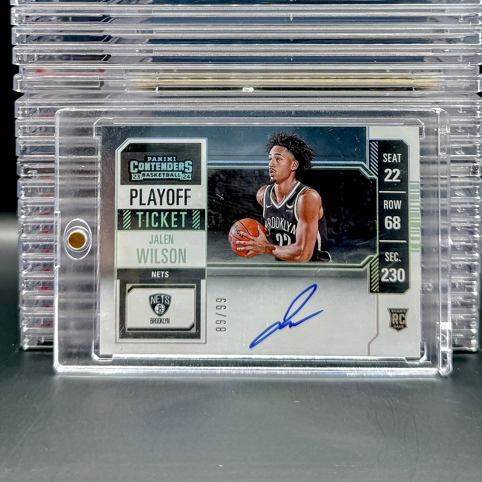 2023-24 Panini Contenders #112b Jalen Wilson Playoff Ticket Variation