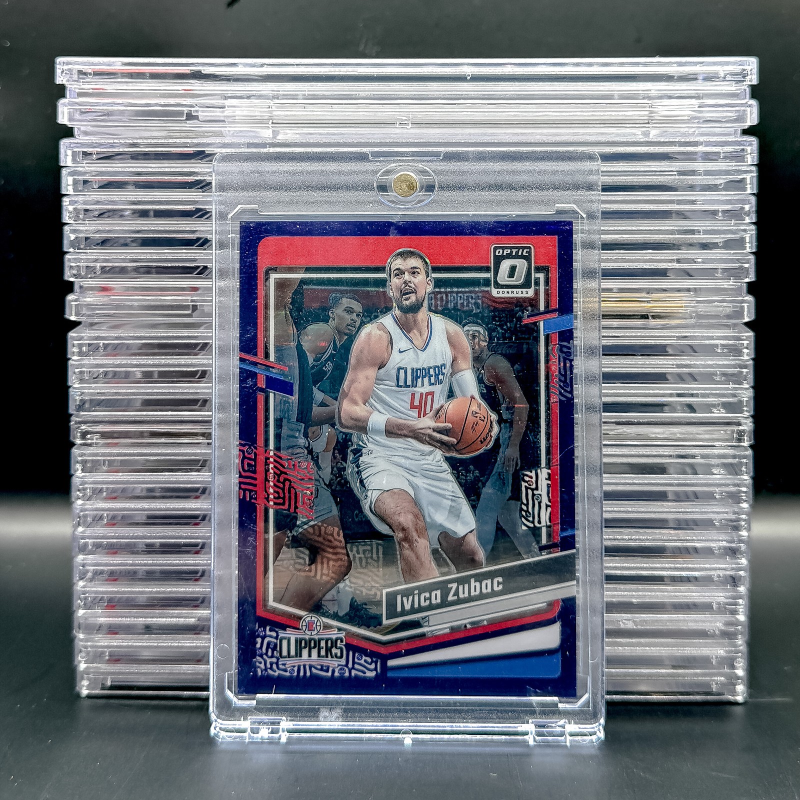 2023-24 Donruss Optic #16 Ivica Zubac Purple Stars FOTL