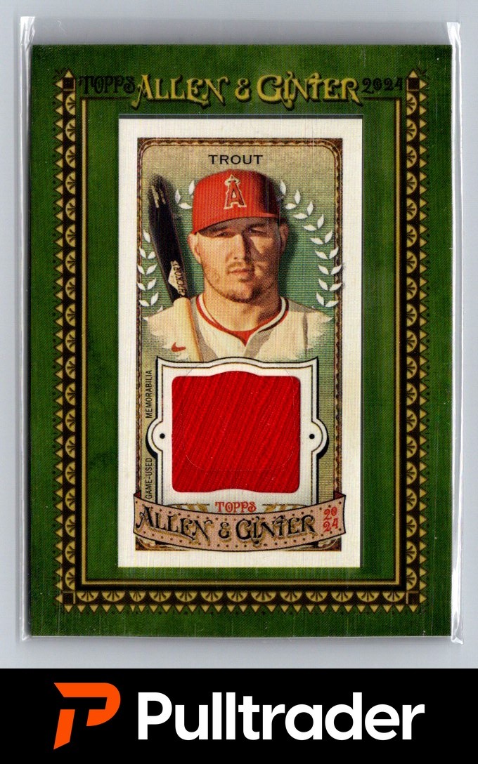 2024 Topps Allen & Ginter #MFR-MT Mike Trout Framed Mini Relics