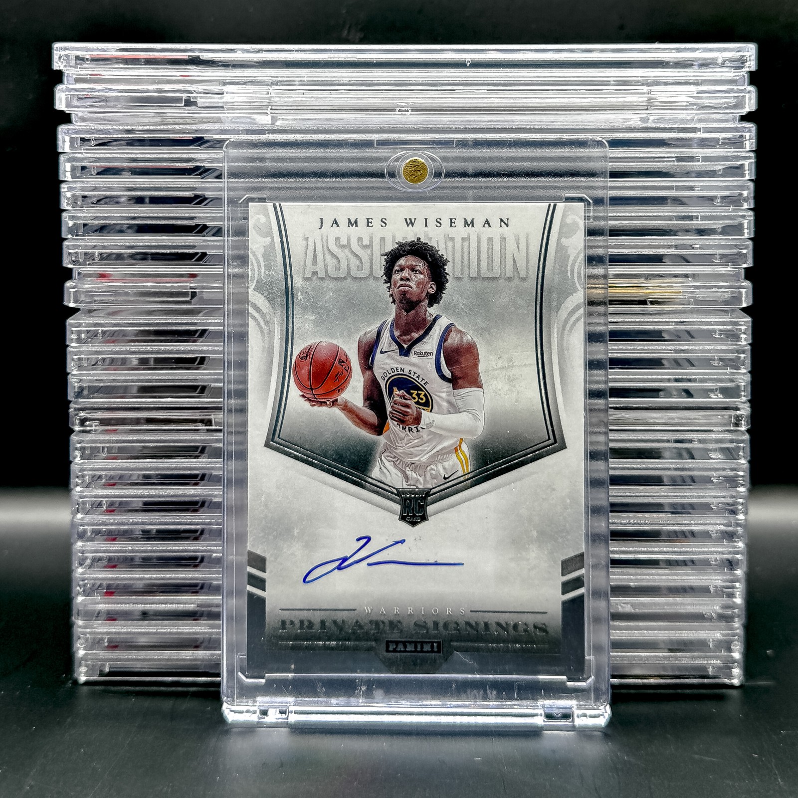 2020 National Treasures James Wiseman Rookie Private Signings Association