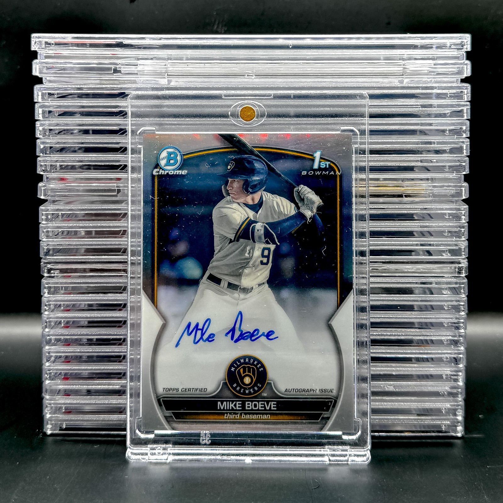 2023 Bowman Draft #CDA-MB Mike Boeve Chrome Prospect Autographs Refractor #/499