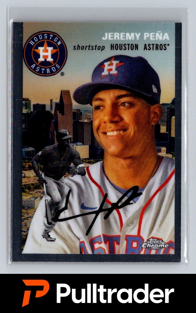 2023 Topps Chrome Platinum Anniversary #54CV-70 Jeremy Pena 1954 City Variation