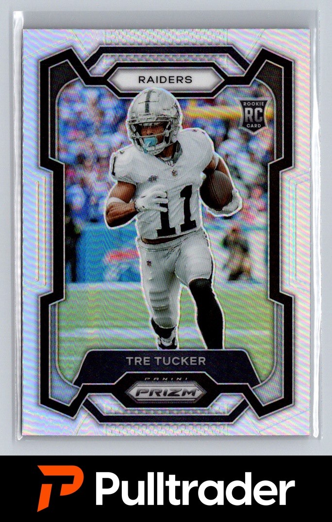 2023 Prizm Tre Tucker Silver Prizm #362 RC Raiders