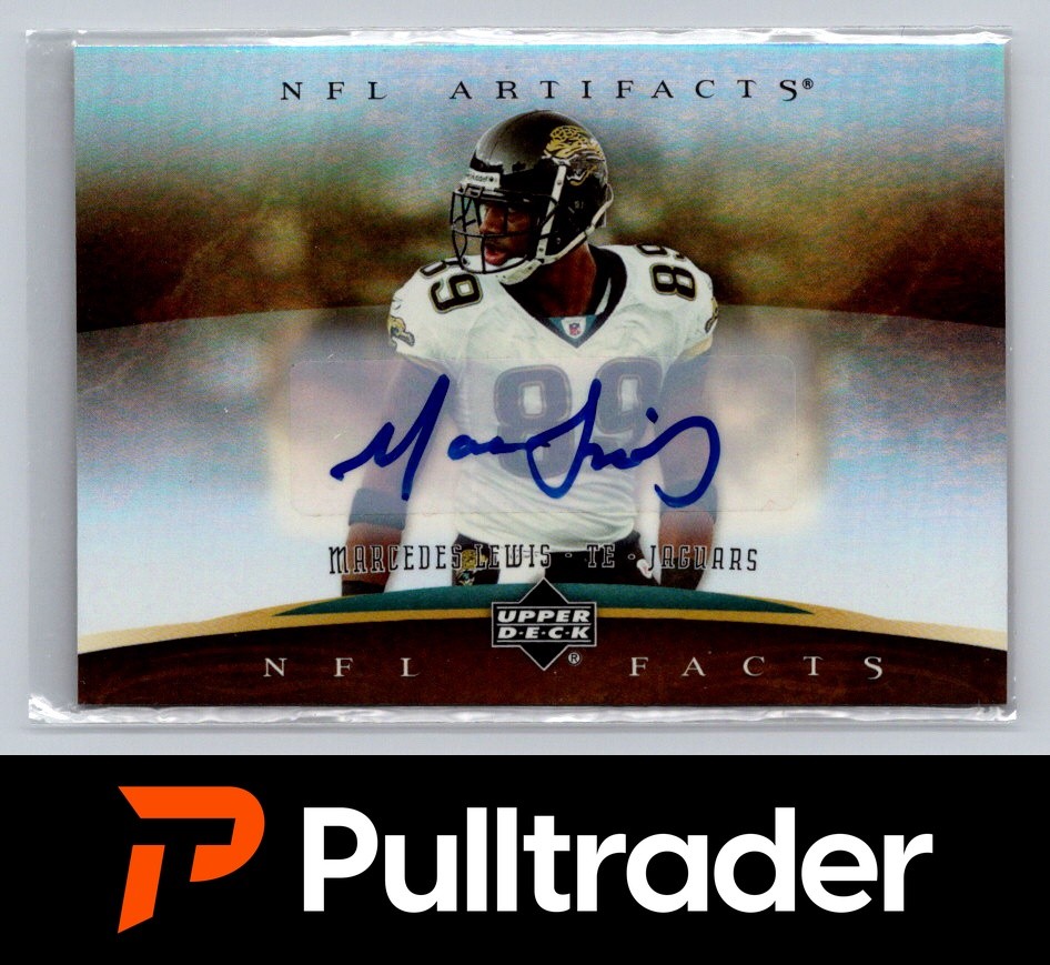 2007 Upper Deck Artifacts #NF-LE Marcedes Lewis NFL Facts Autographs