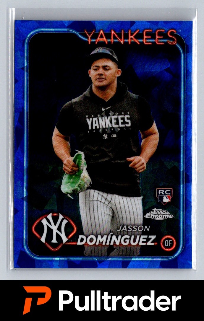 2024 Topps Chrome Sapphire Jasson Dominguez Image Variation Rookie RC