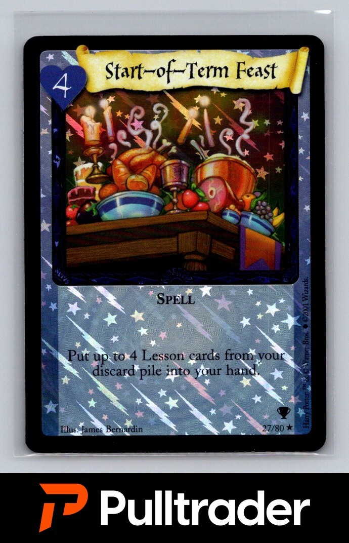 Start-of-Term Feast Holo Foil: Harry Potter TCG - Quidditch Cup Set - 27/80