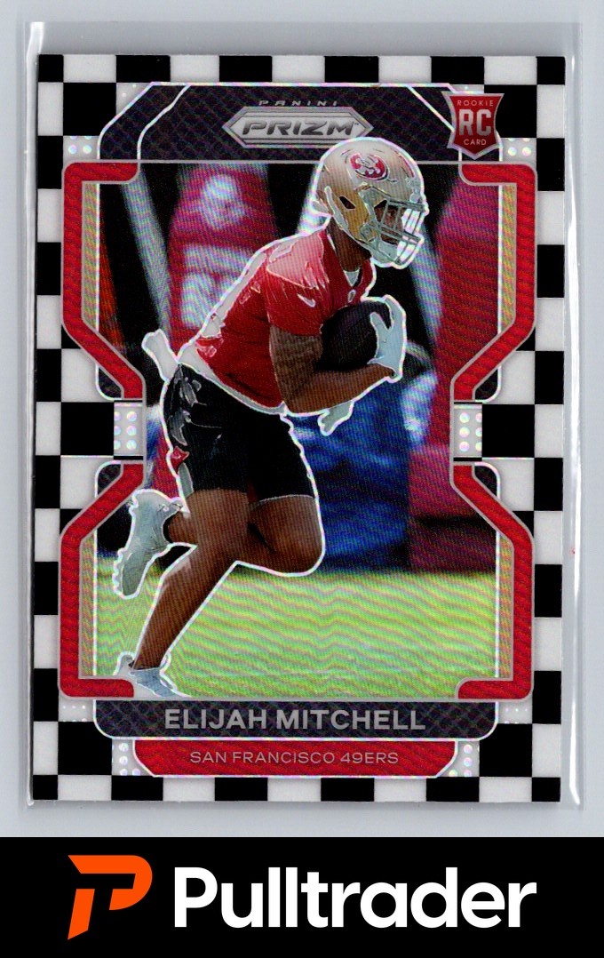 2021 Panini Prizm #399 Eli Mitchell Black and White Checker