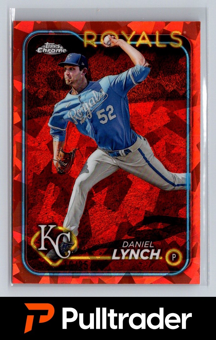 2024 Topps Chrome Sapphire Edition #617 Daniel Lynch Orange Sapphire #/25