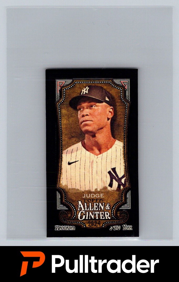 2024 Topps Allen & Ginter #86 Aaron Judge Mini Black Border