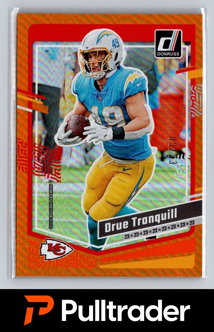 2023 Donruss #156 Drue Tranquill Orange #09/23