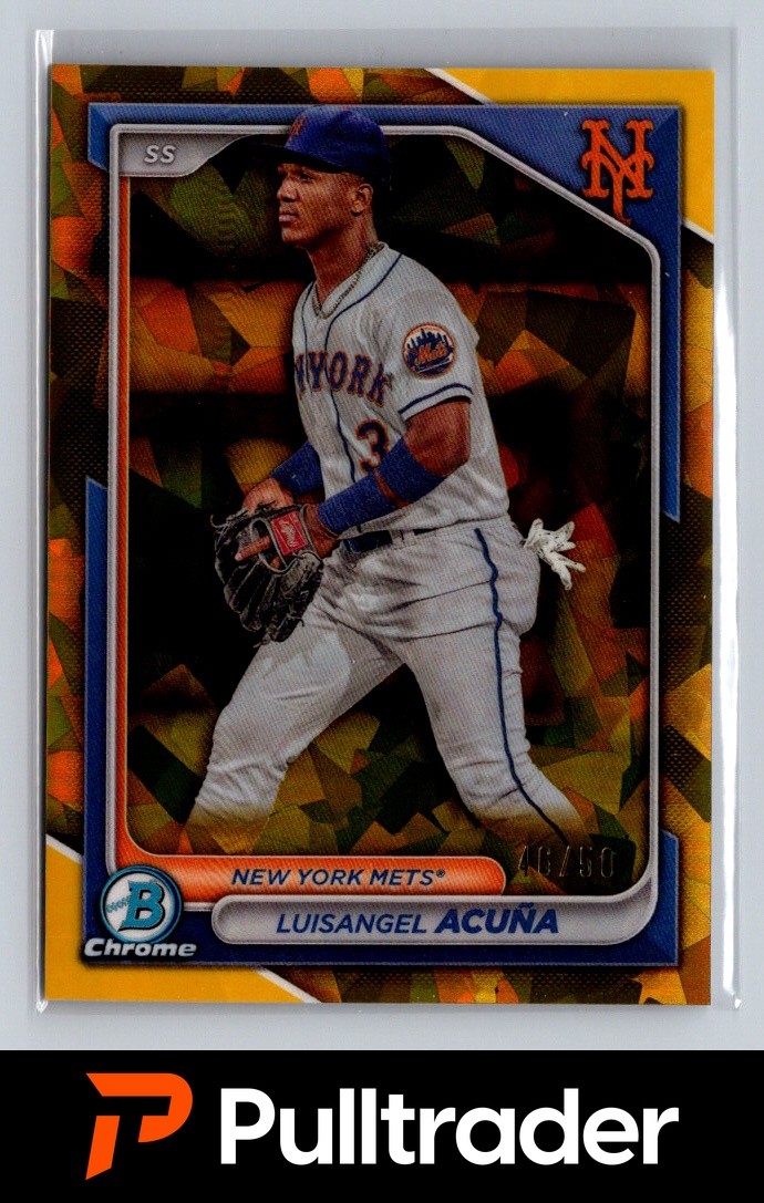 2024 Bowman Sapphire Edition #BCP-40 Luisangel Acuña Gold Sapphire #/50
