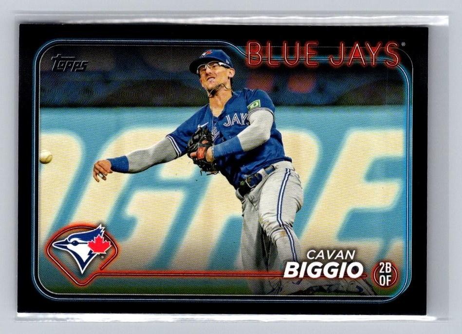 2024 Topps #47 Cavan Biggio Black #/73