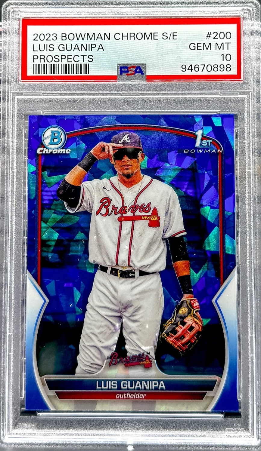 2023 Bowman Chrome Sapphire Edition #BCP-200 Luis Guanipa Prospects PSA 10
