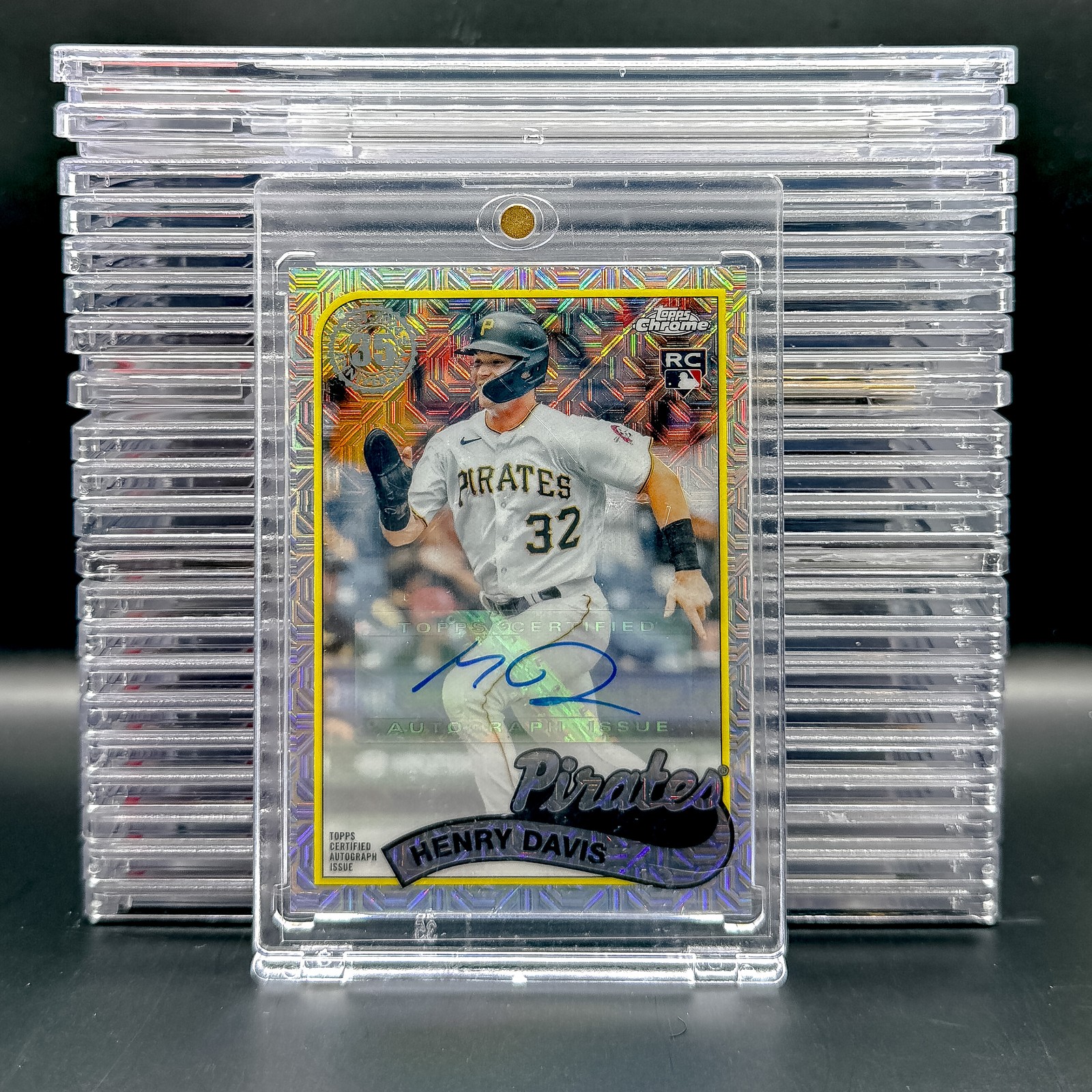 2024 Topps #T89C-94 Henry Davis 35th Anniversary Chrome Auto #/299
