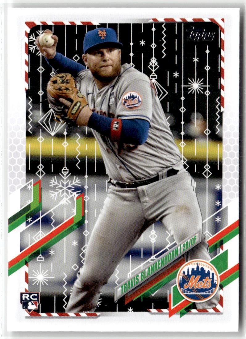 2021 Topps Holiday Travis Blankenhorn Rookie