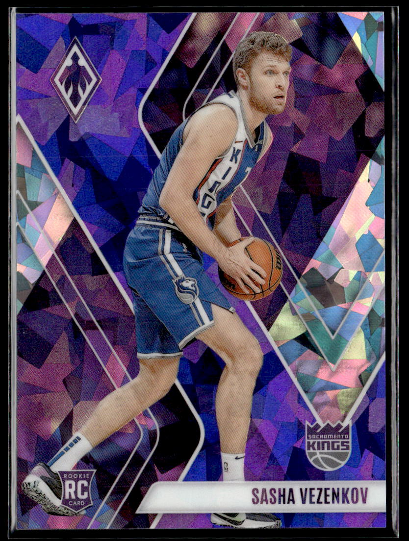 2023-24 Panini Phoenix Sasha Vezenkov Phoenix Purple Ice Rookie #/25