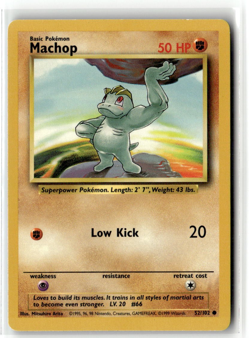Base Set #052/102 Machop