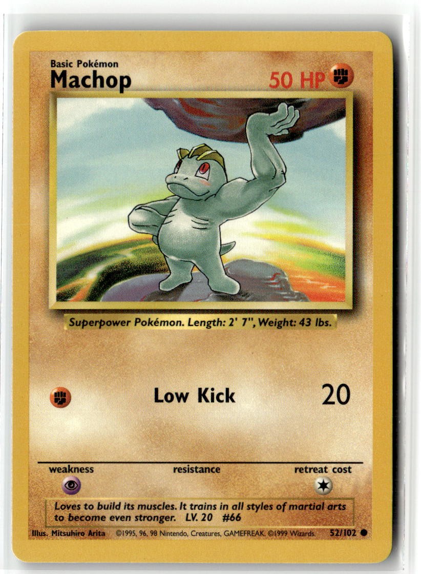 Base Set #052/102 Machop