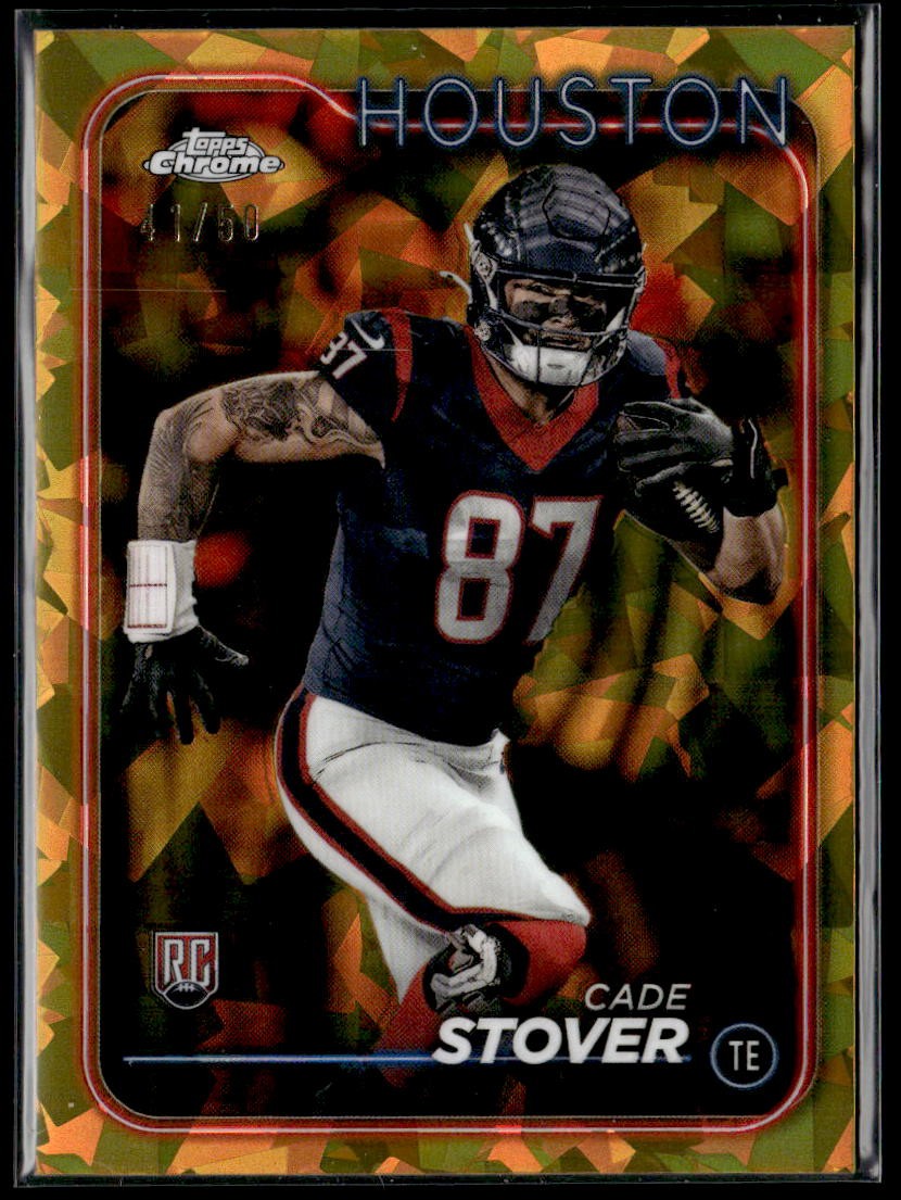 2024 Topps Chrome Sapphire Edition #236 Cade Stover Gold Sapphire #/50