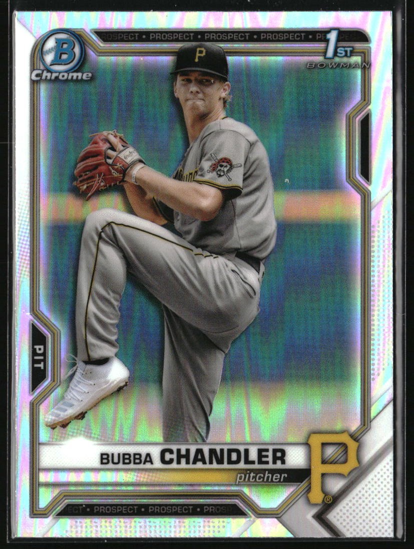 2021 Bowman Draft #BDC-41 Bubba Chandler Chrome Refractor