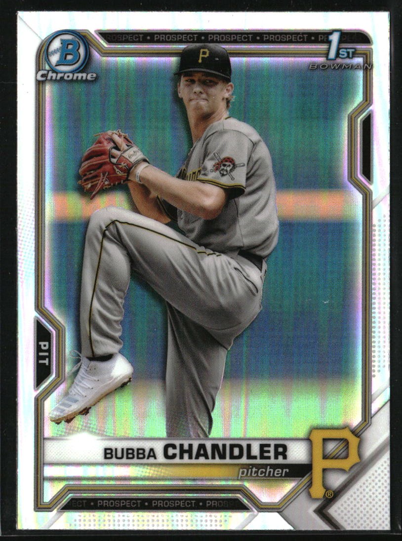 2021 Bowman Draft #BDC-41 Bubba Chandler Chrome Refractor