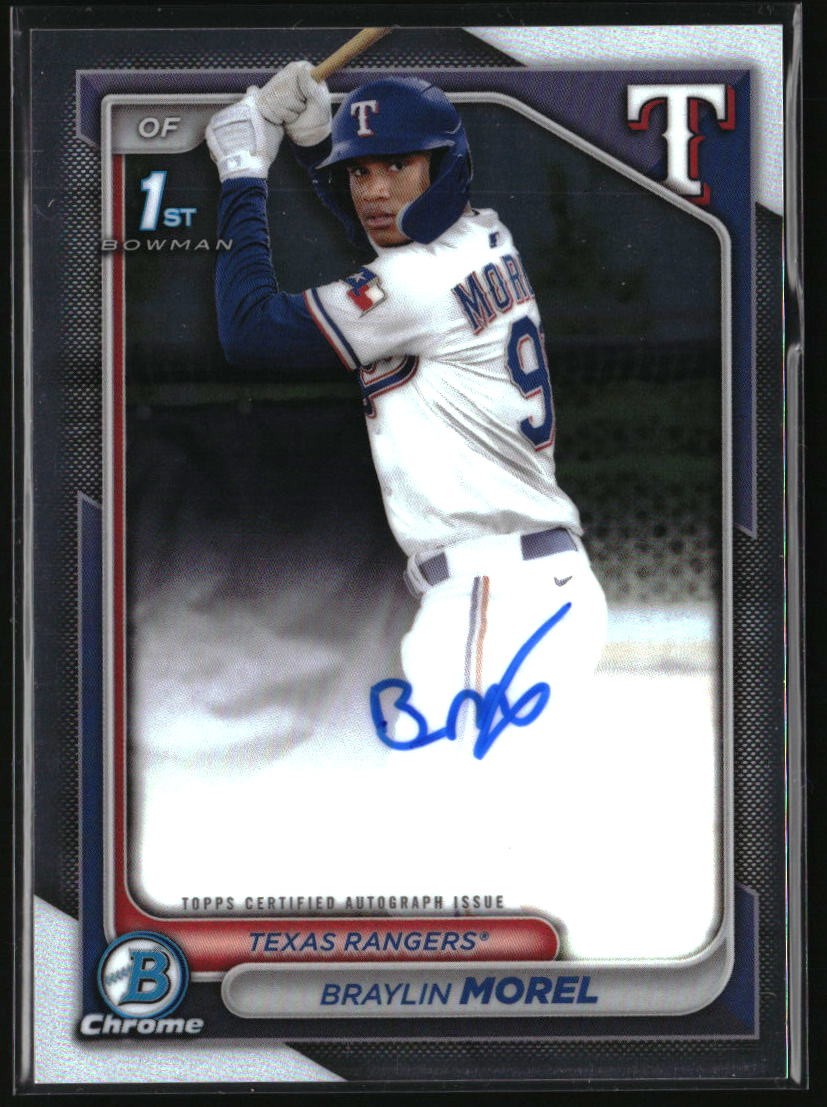 2024 Bowman Chrome Braylin Morel Prospects Autographs