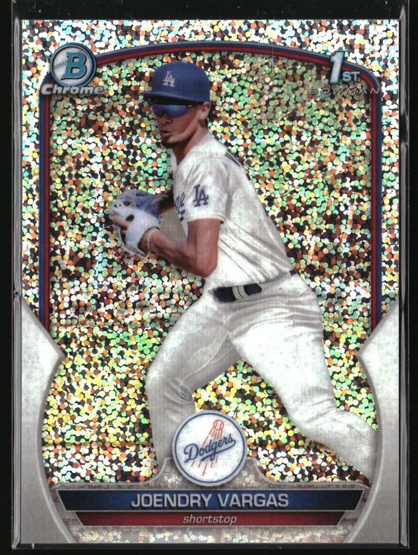 2023 Bowman Chrome Joendry Vargas Prospects Speckle Refractor #/299