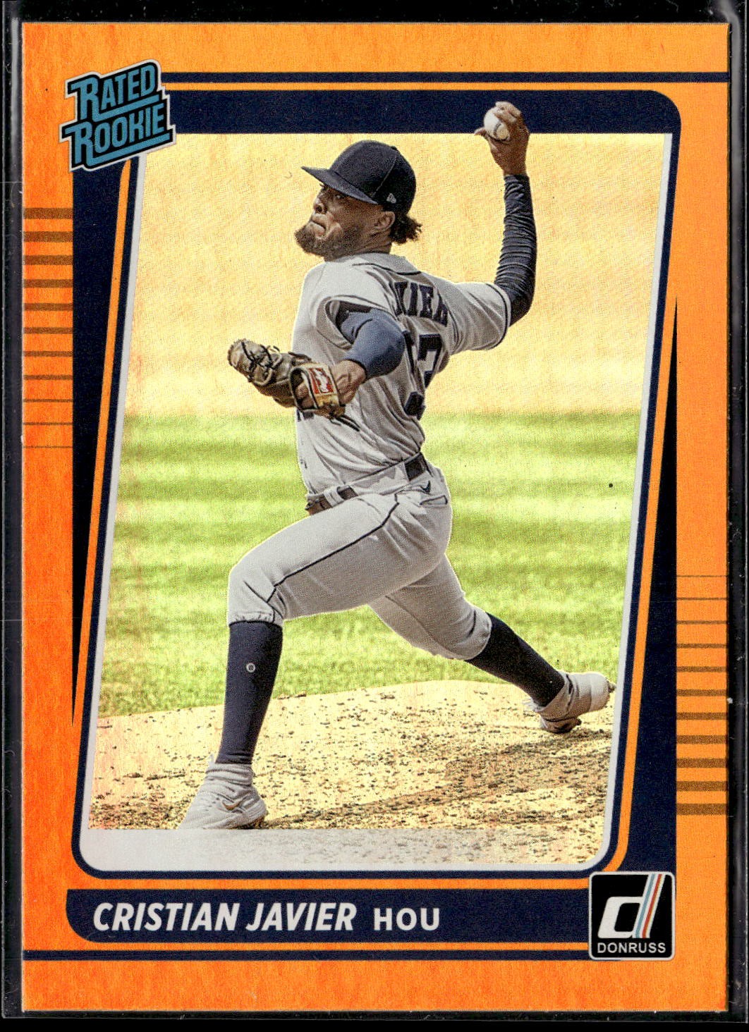 2021 Donruss #42 Cristian Javier Holo Orange