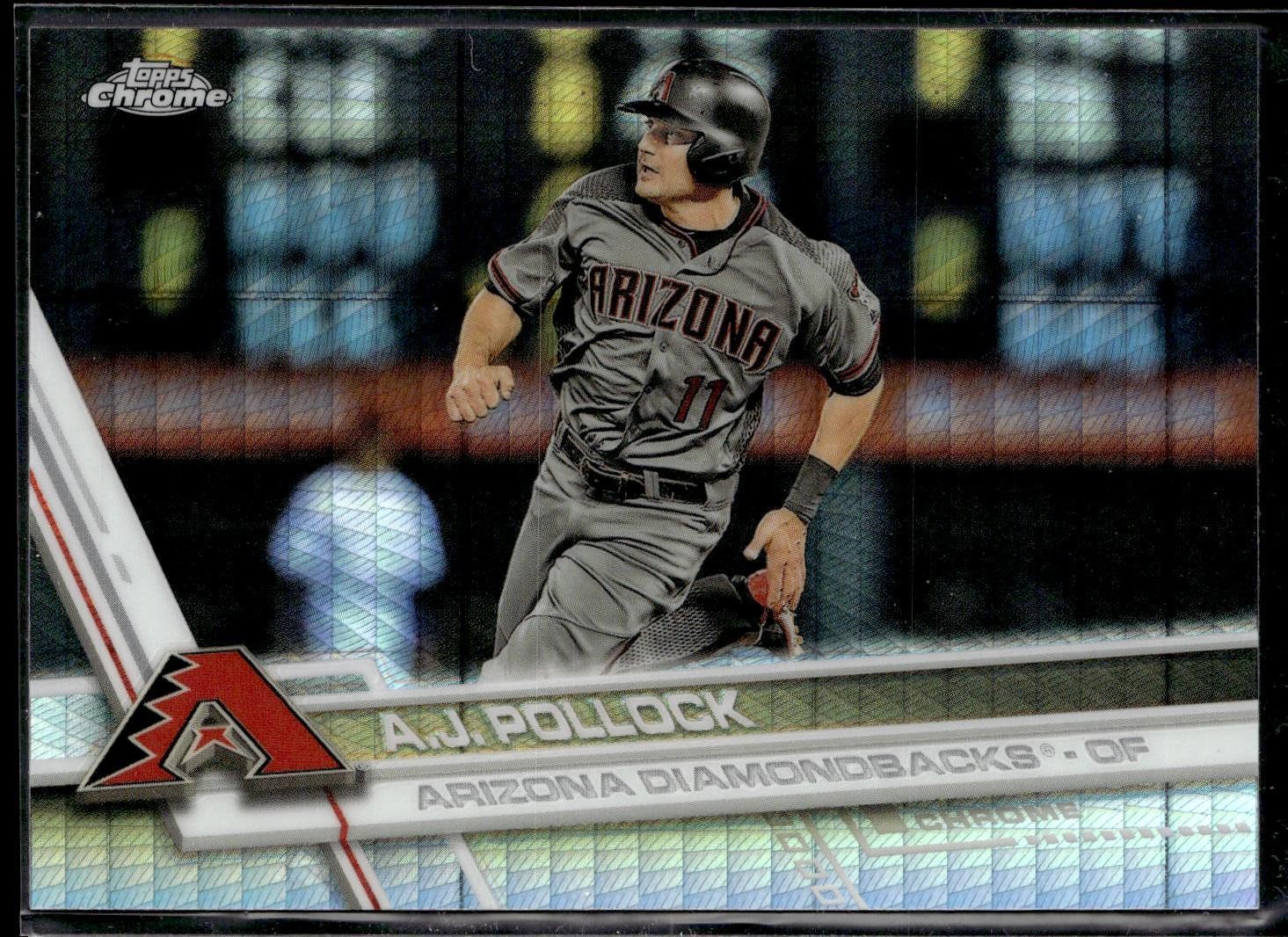 2017 Topps Chrome #52 A.J. Pollock Prism Refractor