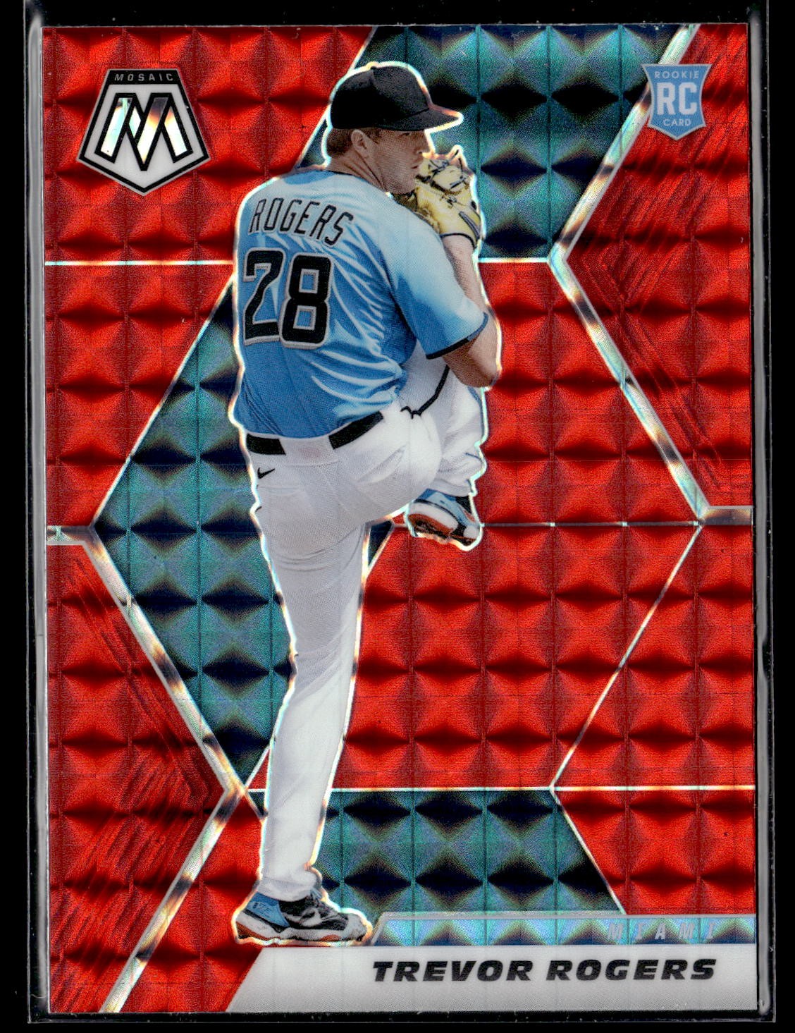2021 Panini Mosaic #237 Trevor Rogers Red