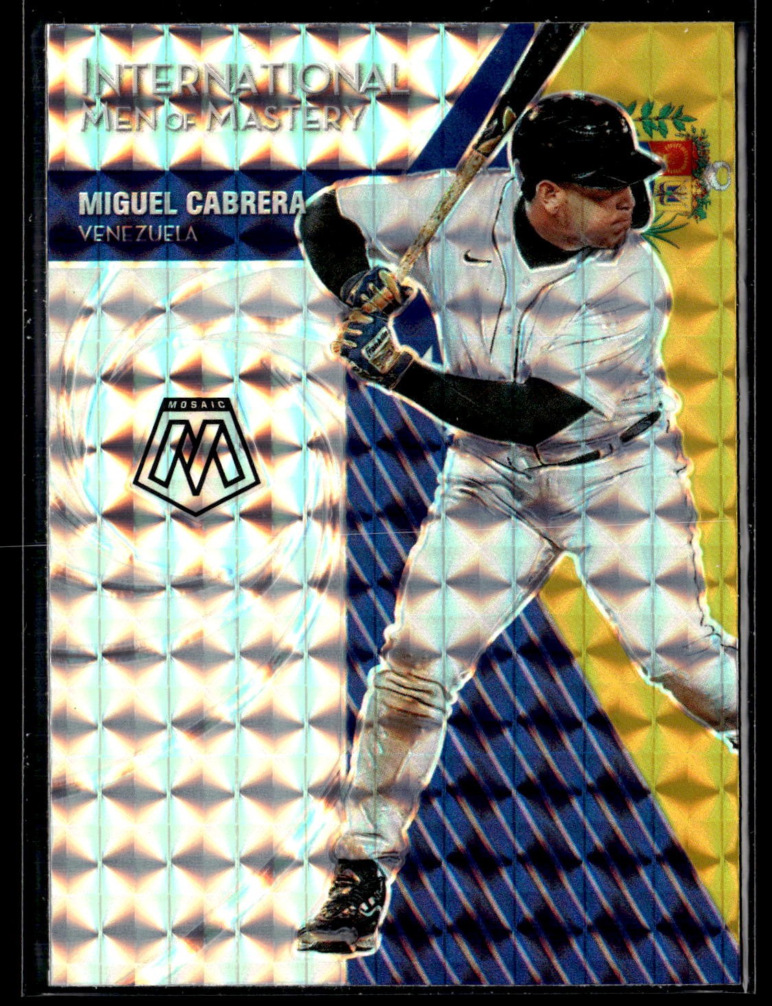 2021 Panini Mosaic #IM5 Miguel Cabrera International Men of Mastery Mosaic
