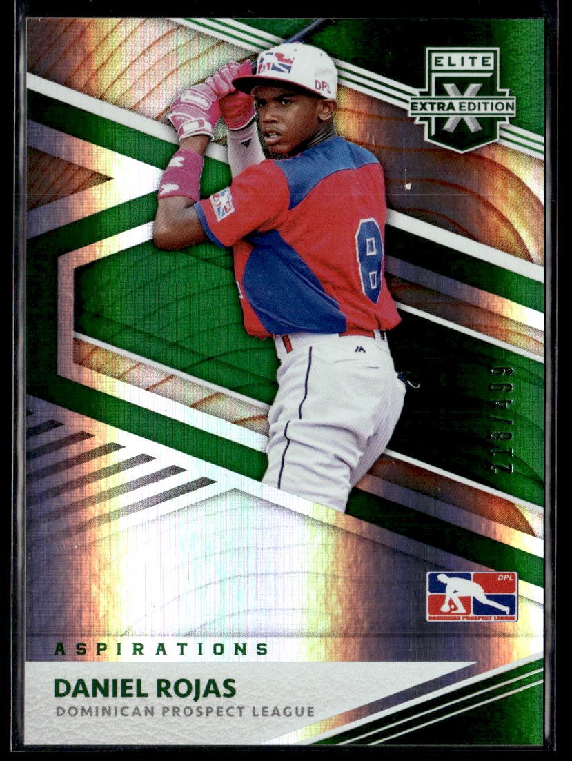 2020 Panini Elite Extra Edition #187 Daniel Rojas Aspirations Green #/499
