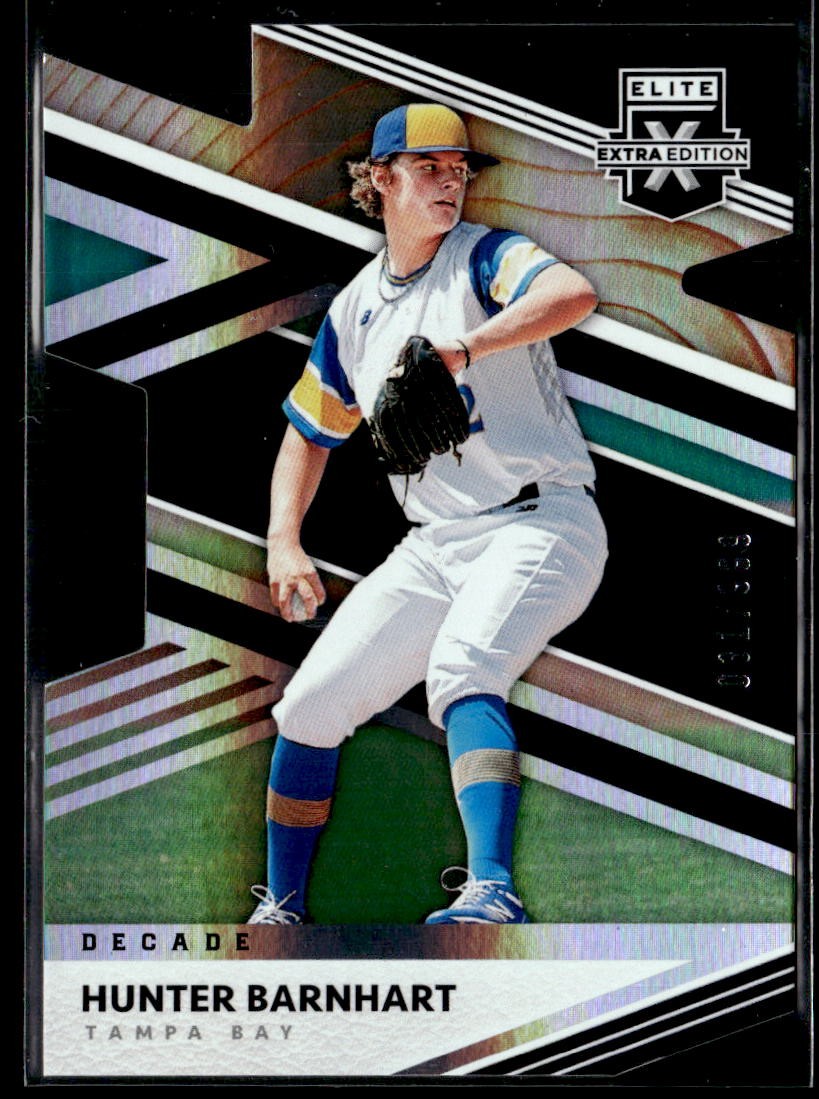 2020 Panini Elite Extra Edition #103 Hunter Barnhart 203rd Decade Die Cut #/999