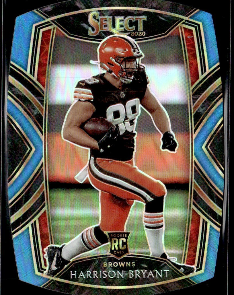 2020 Panini Select #298 Harrison Bryant Light Blue Prizm Die Cut