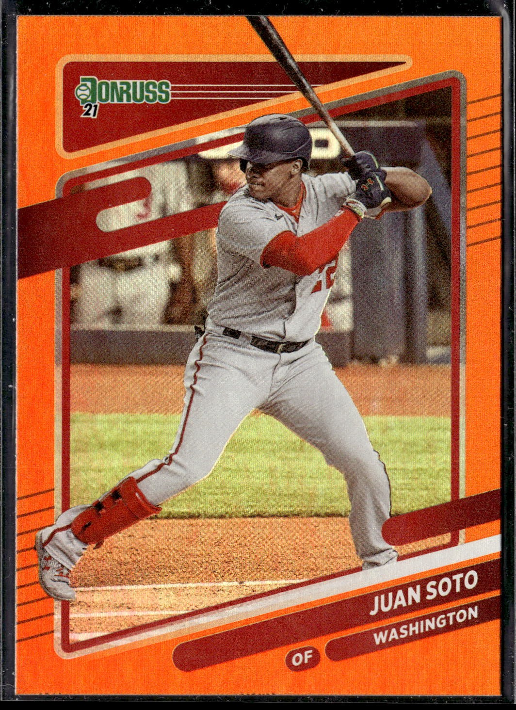 2021 Donruss #195 Juan Soto Holo Orange