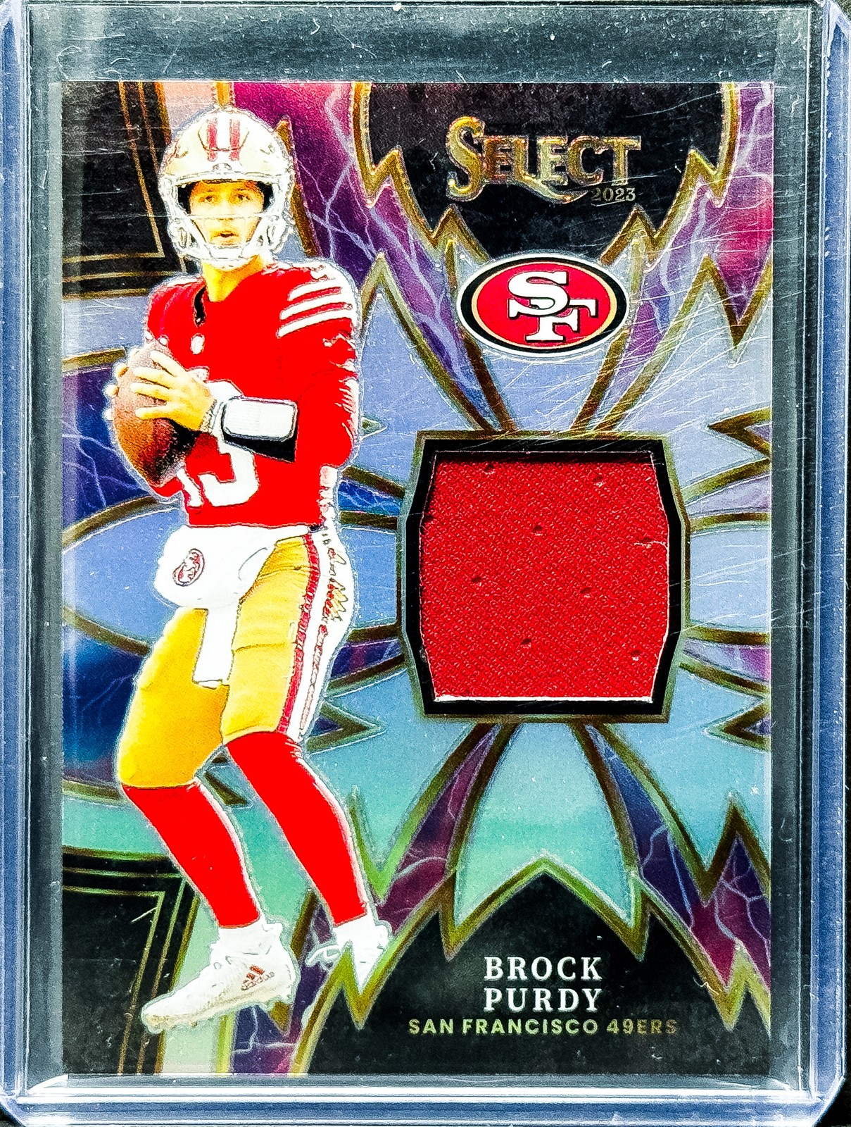 2023 Panini Select Brock Purdy Sparks Prizm #/99