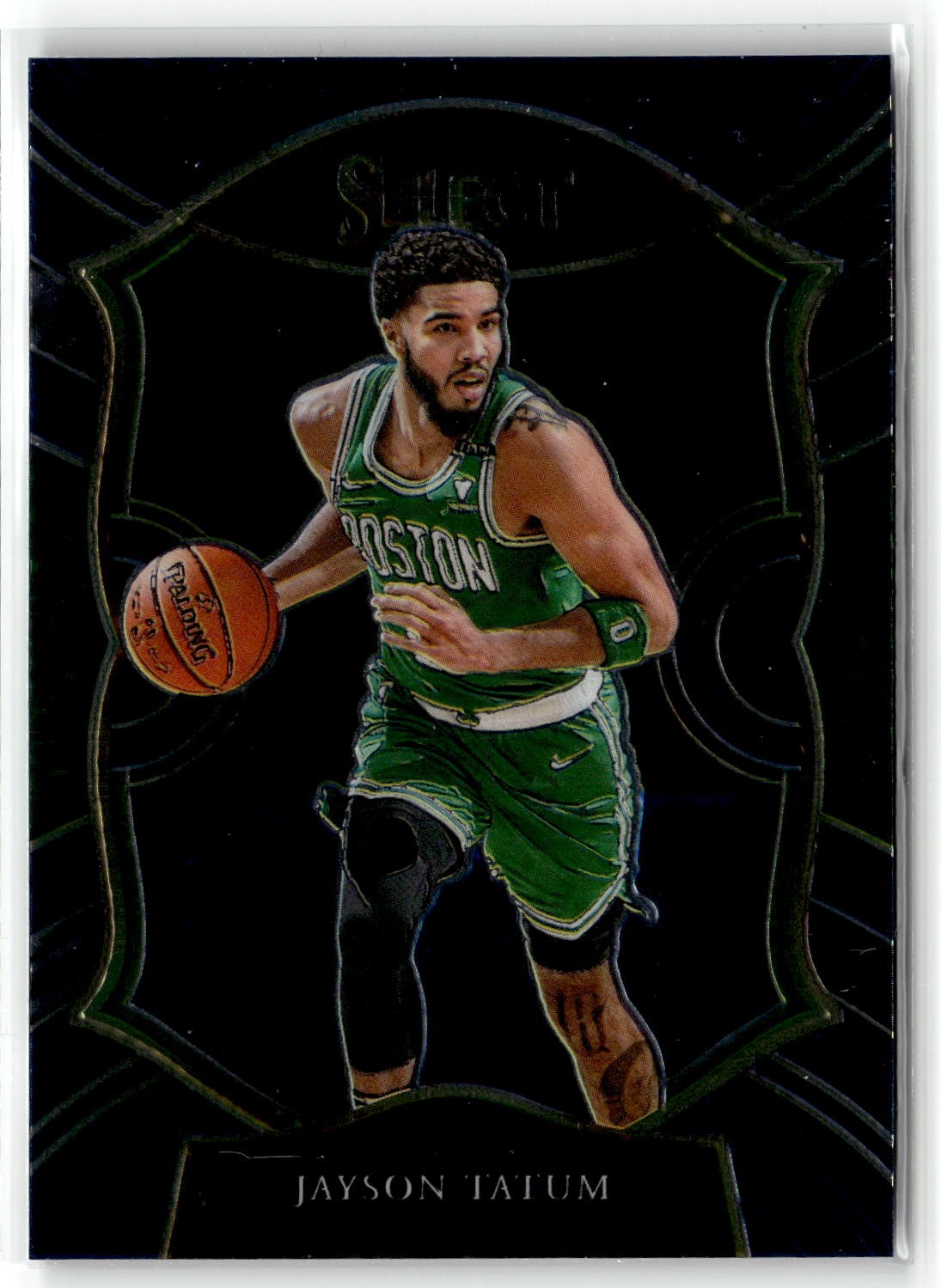 2020-21 Panini Select #41 Jayson Tatum Blue