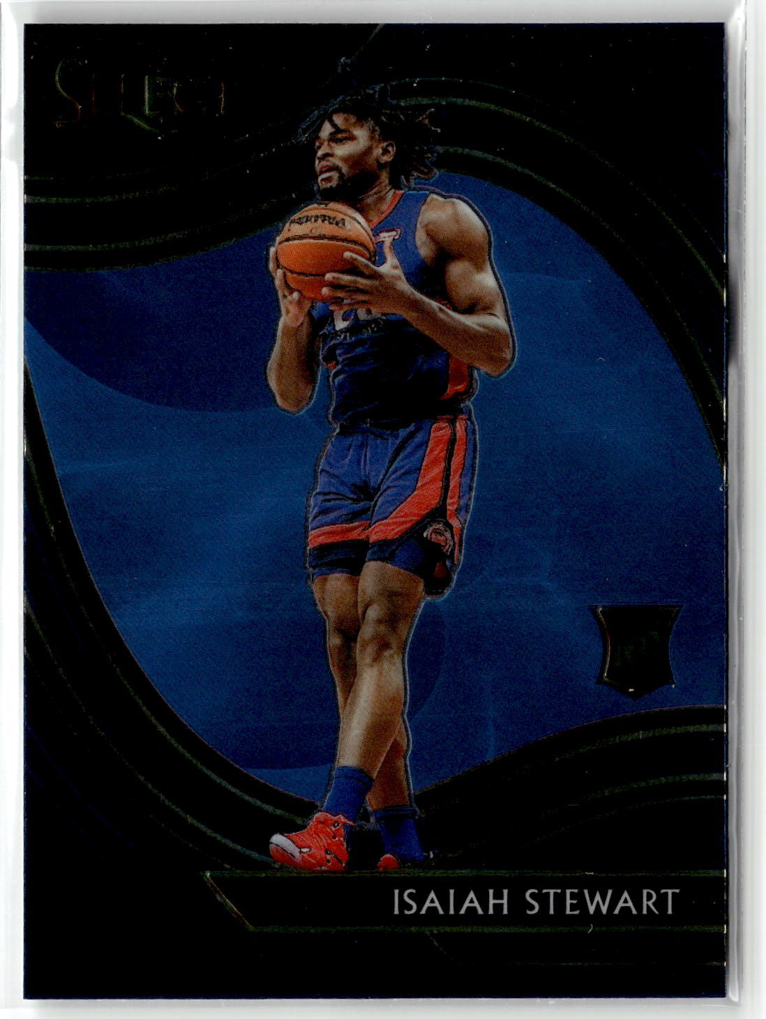 2020-21 Panini Select #285 Isaiah Stewart Blue