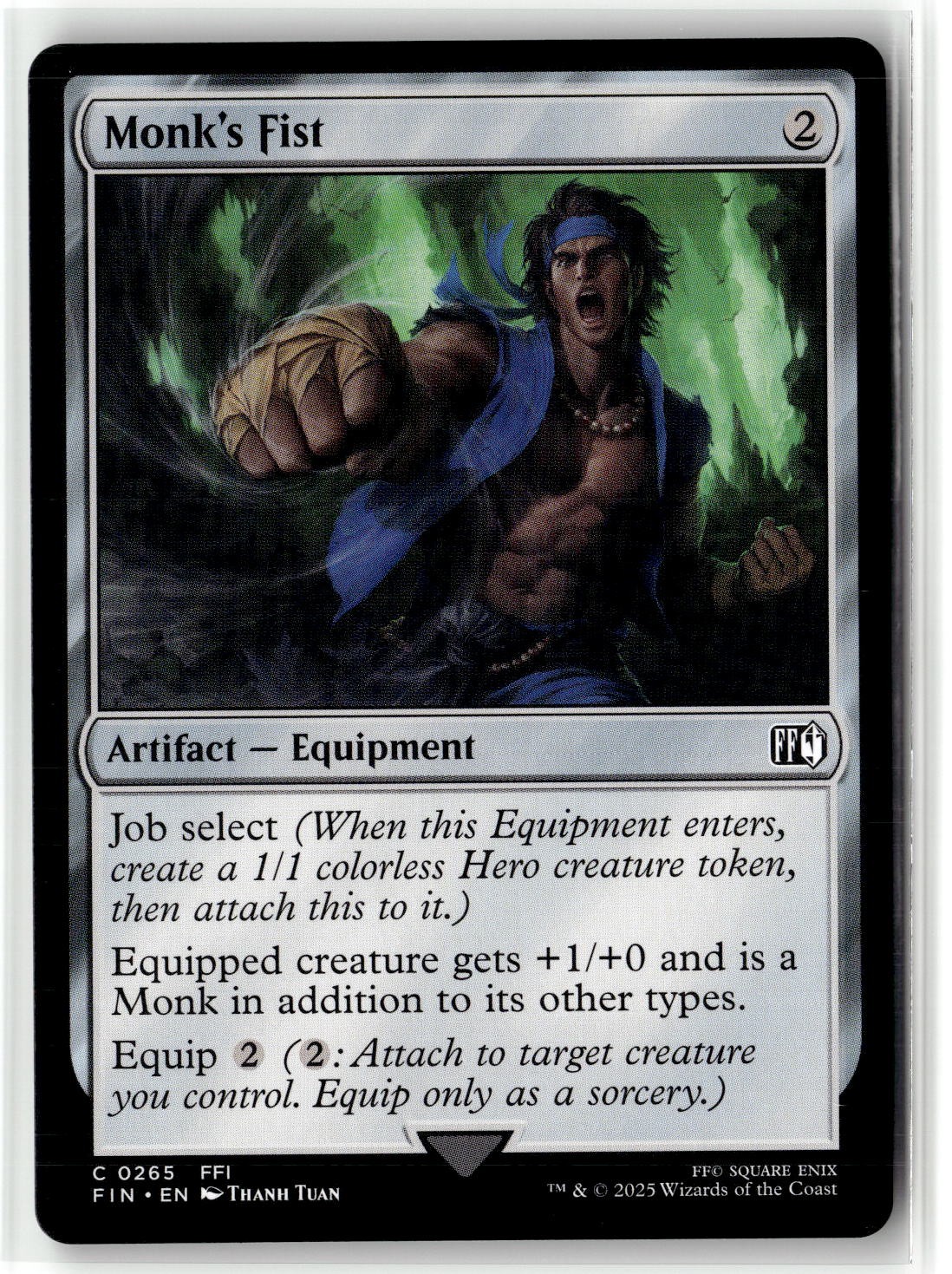 FINAL FANTASY #265 Monk's Fist Common Near Mint or Better