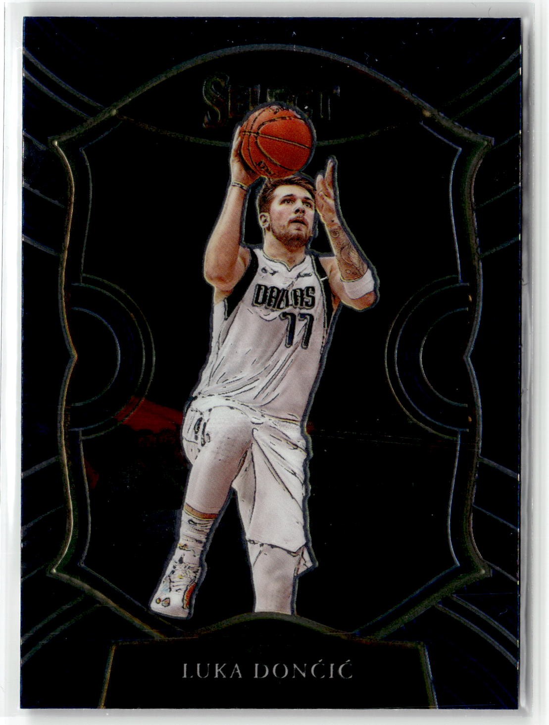 2020-21 Panini Select #15 Luka Doncic Blue