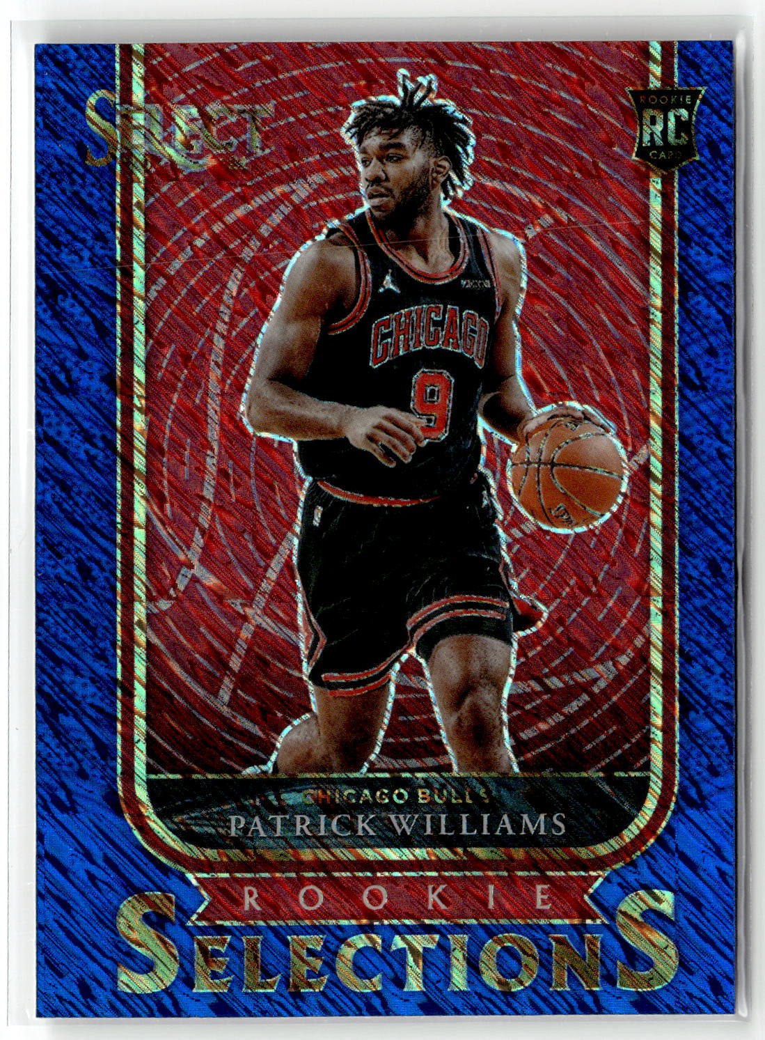 2020-21 Panini Select #12 Patrick Williams Rookie Selections Blue