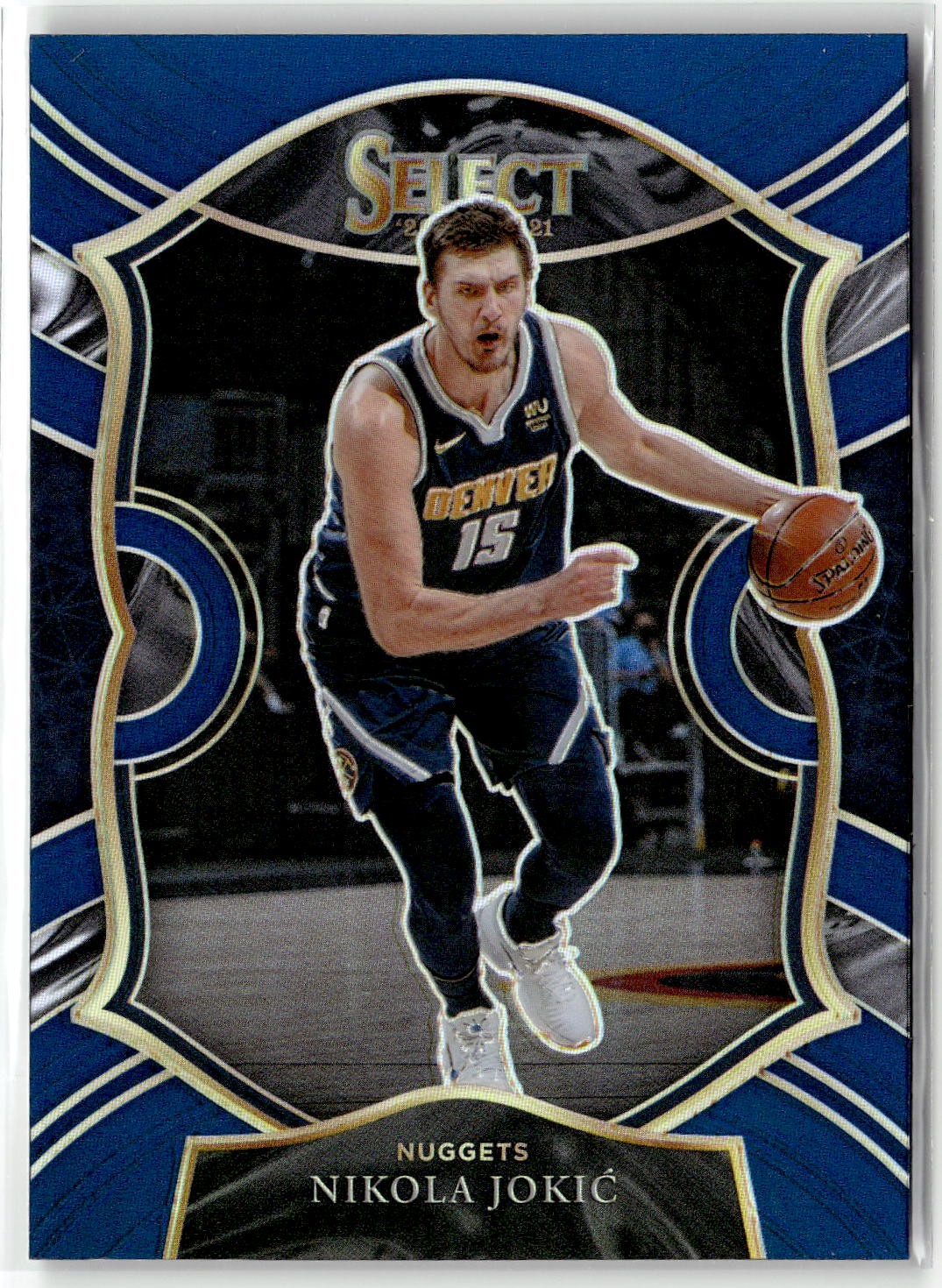 2020-21 Panini Select #58 Nikola Jokic Blue Prizms