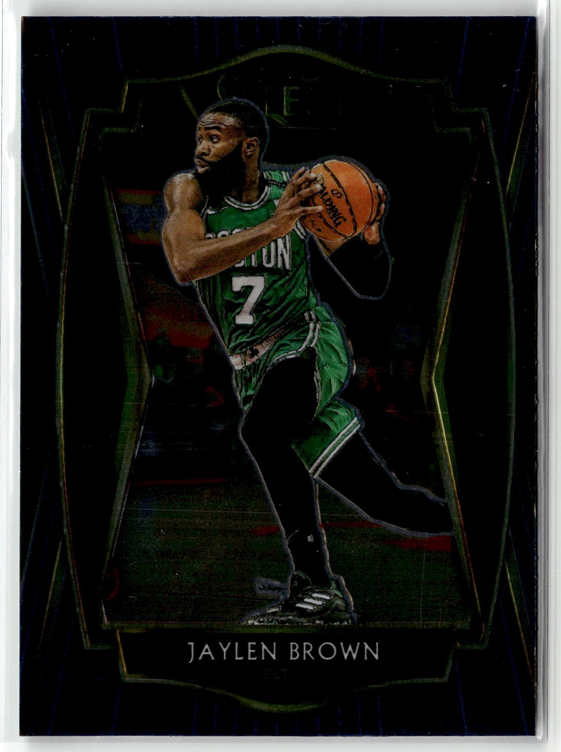 2020-21 Panini Select #164 Jaylen Brown Blue